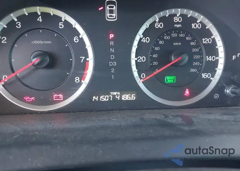 2008 Honda Accord 2.4 Ex-L из США, поврежденный, VIN JHMCP26858C039290